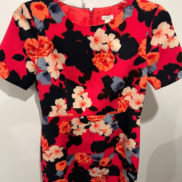 J. Crew Women’s Stunning Multi Color Floral Dress Size 8 - Picture 3 of 16